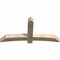 Ekena Millwork Bellingham Rough Sawn Timber Gable Bracket, Douglas Fir, 72"W x 36"H x 6"D x 6"F, 12/12 Pitch GBW072X36X0606BEL00RDF - alternate 5